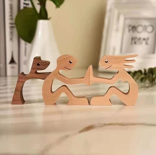 Family Pet Carving Artwork